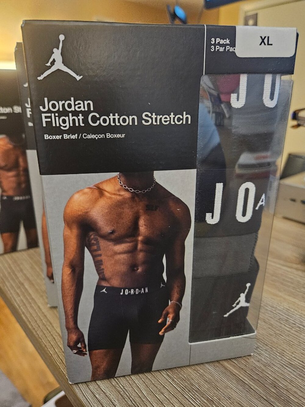 Multi-Colored Jordan Flight Cotton Stretch Underwear In Sets Of Three